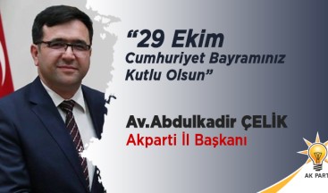 Akparti İl Başkanından 29 Ekim Mesajı