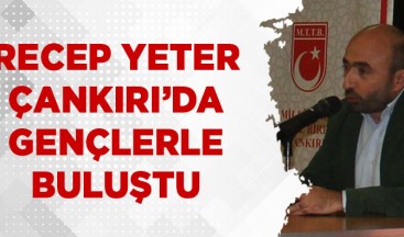 Gazeteci Recep Yeter Gençlerle Buluştu