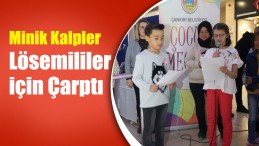 Lösemili kardeşleri için kermes düzenlediler