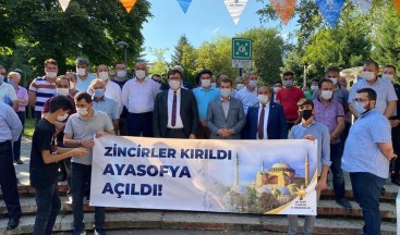 İl Başkanı Çelik “Zincirler Kırıldı, Ayasofya Açıldı”