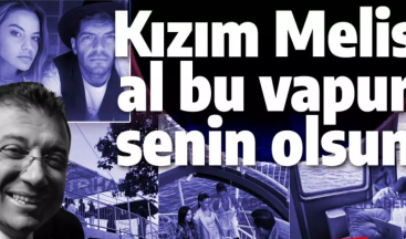 Ekrem İmamoğlu müstakbel gelinine şehir hatları vapuru hediye etti