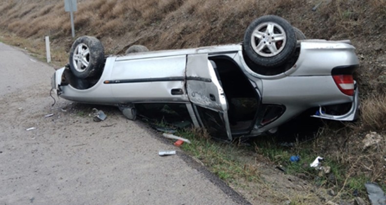 Başkentin Beypazarı ilçesinde trafik kazası meydana geldi