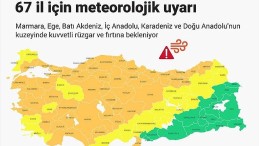 Ardahan’da güçlü fırtına uyarısı: Çatı uçmalarına dikkat!