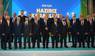 AK Parti Rize’de Yerel Seçim Adaylarını Tanıttı