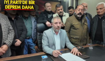 İyi Parti İlçe Başkanı Ve Tüm Yönetim İstifa Etti