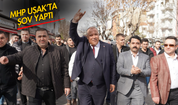 MHP Uşak’ta Gövde Gösterisi Yaptı