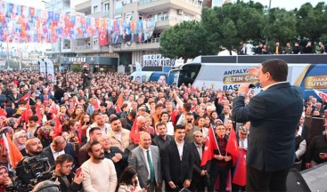 Serik’te miting gibi SKM açılışı