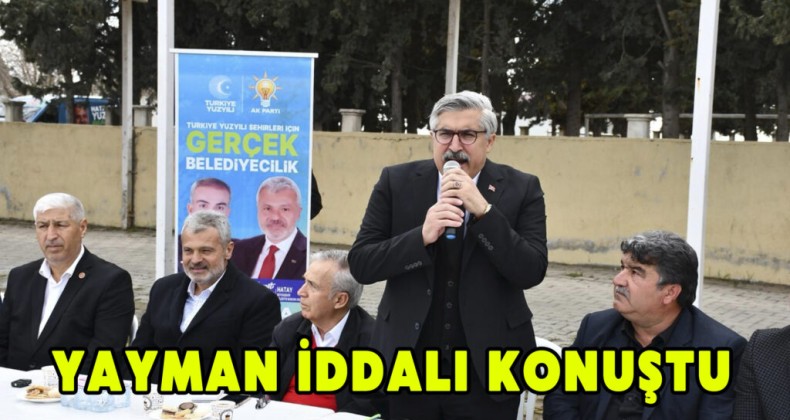 Hüseyin YAYMAN iddialı konuştu