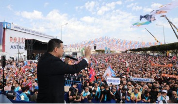 Tütüncü, Antalya mitinginde konuştu