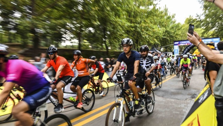 Ankara’da Gran Fondo Başkent yarışına bin 200 sporcu katıldı