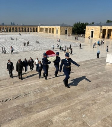 Yüz Plastik Cerrahisi derneği heyeti Anıtkabir’de