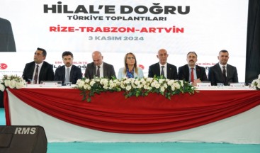 MHP, “Bir ve Birlikte Hilal’e Doğru Türkiye” toplantısını Rize’de gerçekleştirdi