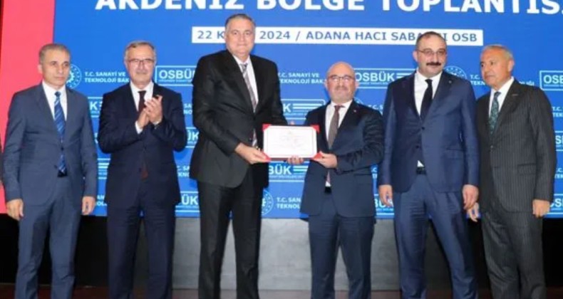 TSE’den Antalya OSB’ye yeşil OSB belgesi