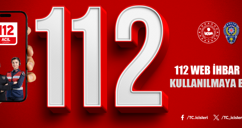 112 Acil, Web İhbar Sistemi Kuruldu