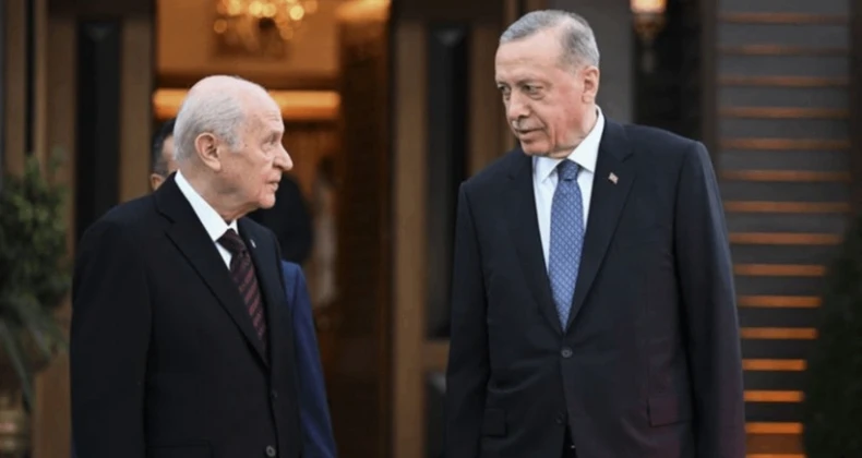 Cumhurbaşkanı Erdoğan, Bahçeli ile bir araya geldi