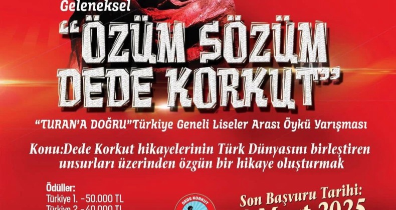 Türkiye geneli liseler arası “Özüm Sözüm Dede Korkut” öykü yarışması başlıyor – Birlik Haber Ajansı