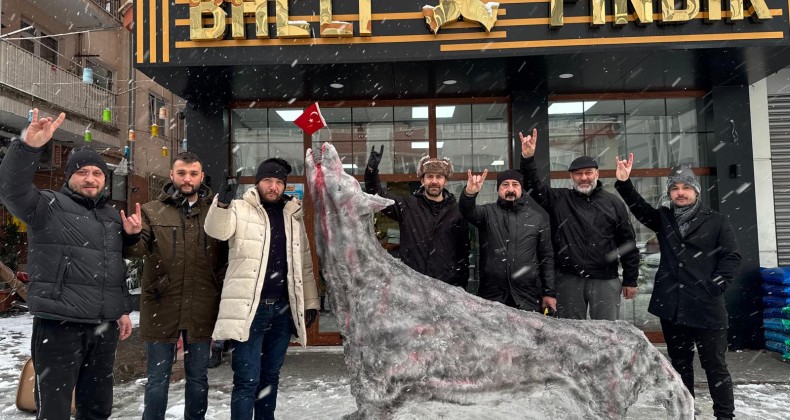 Giresun’da kardan bozkurt yaptılar – Birlik Haber Ajansı