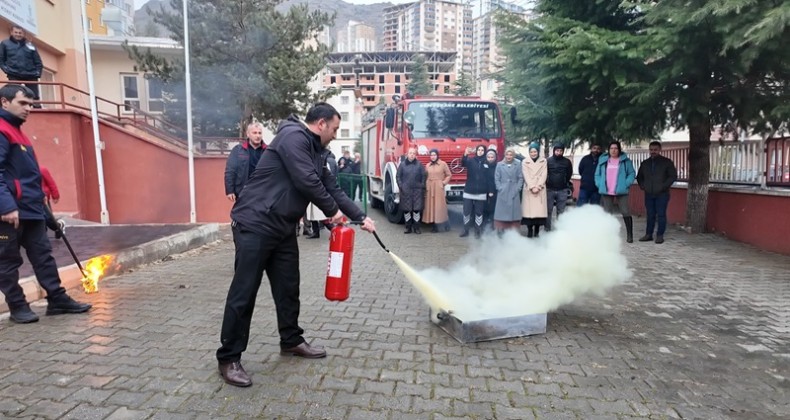 Gümüşhane Belediyesinden yangınlara karşı bilinçlendirme çalışmaları – Birlik Haber Ajansı