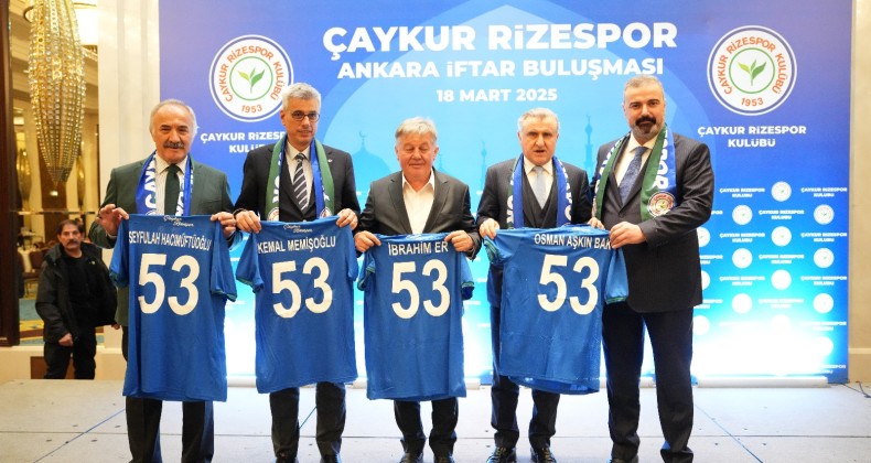 Çaykur Rizespor Kulübü’nden Ankara’da iftar – Birlik Haber Ajansı